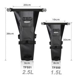 Rhinowalk-Saco De Sela De Bicicleta, À Prova D' Água Completa, Saco De Assento De Ciclismo, Ferramentas De Reparo De Estrada MTB, Acessórios Da Cauda Da Bicicleta, 1.5L, 2.5L - Image 4