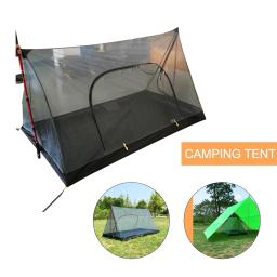 Nenhum-pólo portátil em forma de barraca de acampamento mosquiteiro rede total fio net tenda ultra leve quantitativa equipamentos ao ar livre suprimentos - Image 2