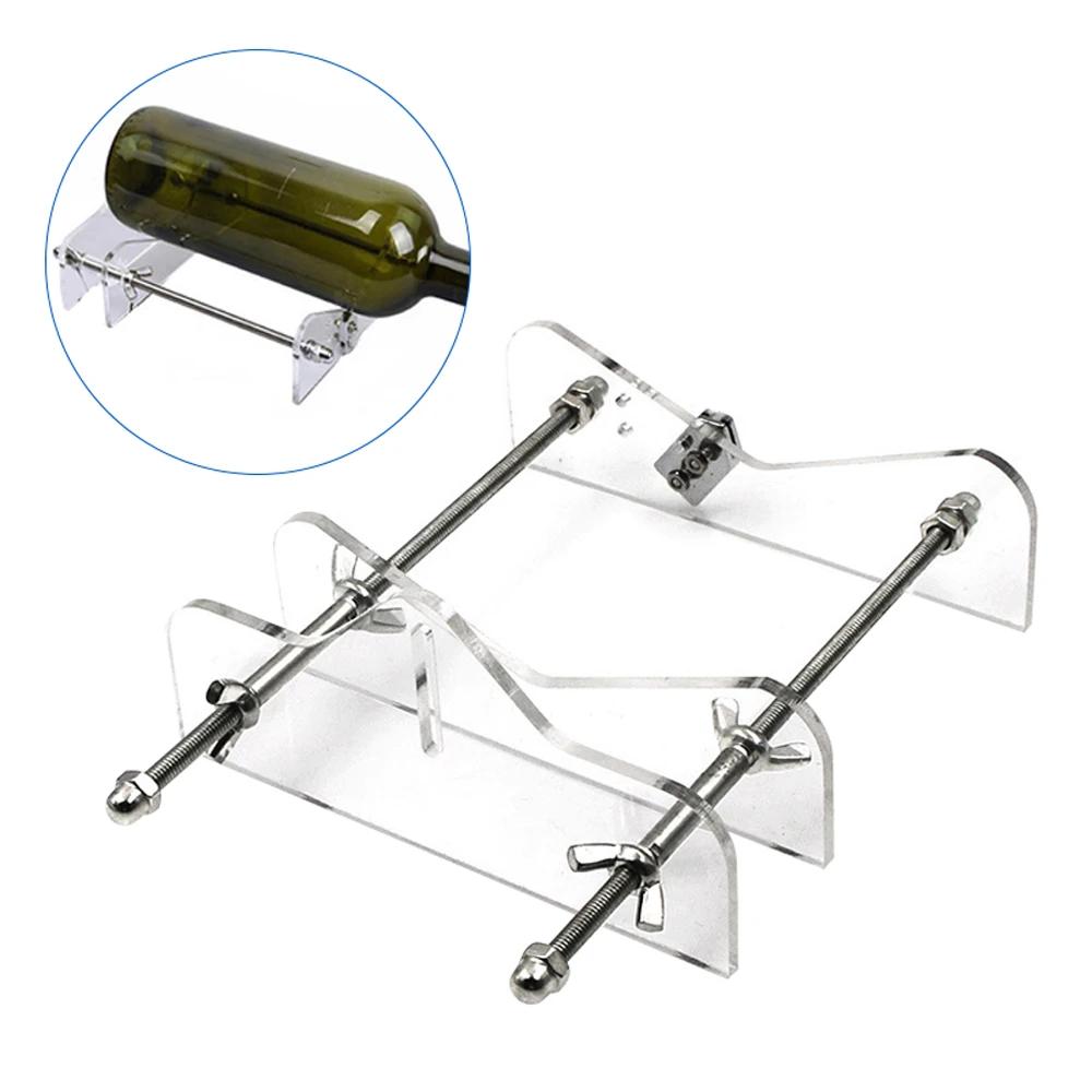 Diy ferramenta de cortador de garrafa de vidro quadrado redondo vinho cerveja esculturas de vidro máquina de corte para cerveja vidro garrafas titular - Image 1