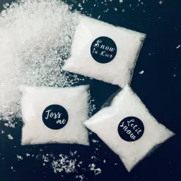 10 pçs falso confetes de neve decoração de casamento de natal biodegradável confetes de casamento de inverno jogando confetes - Image 2