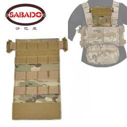 Painel frontal tático molle colete equipamento de peito plataforma modular para mk3 mk4 mfc2.0 placa liberação rápida caça airsoft acessórios - Image 1