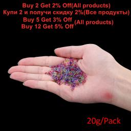 Mini Bolha Bola Beads para DIY Nail Art Decor, Pequeno Grânulo De Vidro, Resina De Enchimento Para Molde De Silicone, Enchimento Epóxi UV, 10g, 20g, 0.4-3mm - Image 2