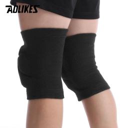 Aolikes 1 par esportes espessamento joelheiras voleibol esportes radicais joelheira cinta suporte dança yoga elástico no joelho protetor - Image 4