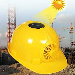 Capacete de segurança ao ar livre com ventilador de refrigeração, energia solar, segurança ajustável, construção, protetor solar, ciclismo Workplace, tampa protetora - Image 1