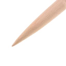 Crochet gancho Ferramentas para DIY tecelagem, Knitting Tool, tecido Sweater Scarf, Tapeçaria Bobbin Stick, única cabeça, madeira maciça, 1 PC - Image 4