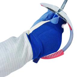 Luvas de esgrima profissional adulto criança luvas antiderrapantes folha epee luvas de treinamento proteção das mãos equipamento de competição lavável - Image 1