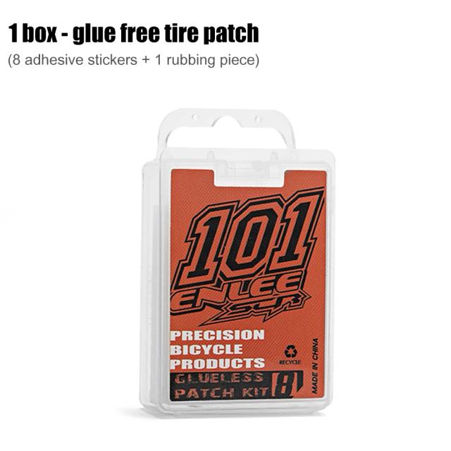 Kit de 8 Remendos Autoadesivos para Reparo de Pneus de Bicicleta - Acessórios Práticos para Ciclismo e Manutenção
