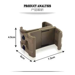 Tactical Caça Velocidade Recarregar, Lanterna Barrel, Clamp Mount para AK, M4, PMAG, M16, Airsoft Revista Acessórios - Image 3