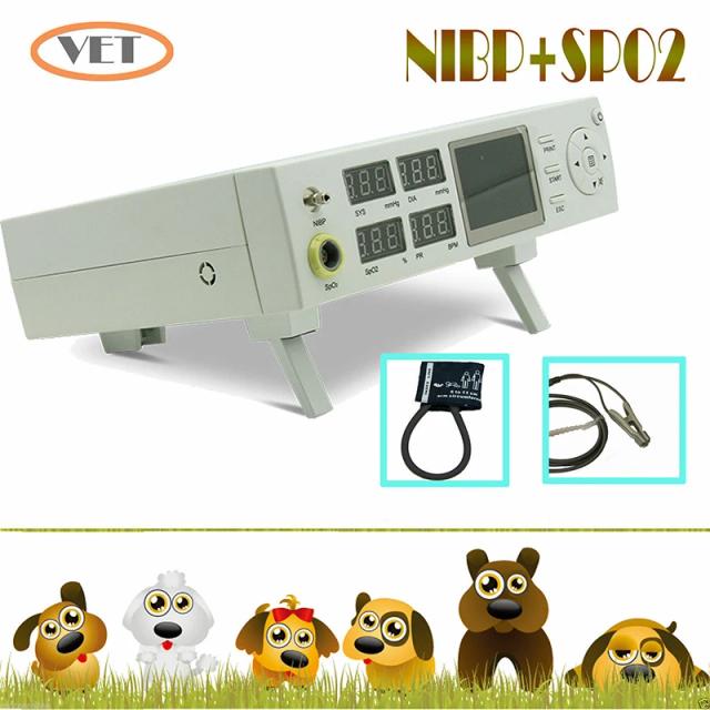 Monitor Veterinário Multi-Parâmetro CMS5000VET com Aprovação Médica: SPO2, NIBP e Frequência Cardíaca para Animais