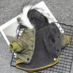 Hoodie quente para animais de estimação, roupas de inverno, casaco de cachorro, jaqueta para cachorro pequeno e médio, chihuahua yorkies - Image 2