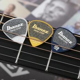 Ibanez Palhetas para Guitarra Grip Wizard Series Sand Grip Antiderrapante Plectrum 0.8/1.0/1.2mm Acessórios para Guitarra Fabricados no Japão - Image 5