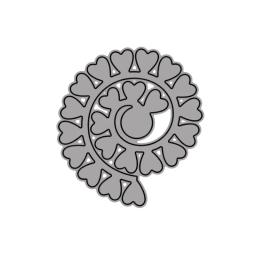 Molde de corte de metal com flor espiral, para álbum de scrapbooking diy, cartões de papel, artesanato decorativo, gravação em relevo, natal, novo, 2021 - Image 2