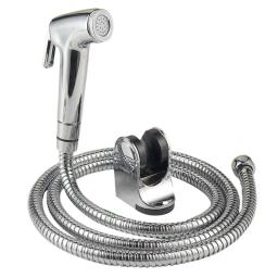 Ducha de chuveiro portátil para banheiro, jato shattaf com mangueira de aço inoxidável - Image 1