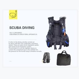 Compensador de flutuabilidade do mergulho autônomo, colete ajustável BCD Wetsuit, peso de liberação rápida, bolso integrado para pesca submarina - Image 6