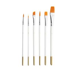 Conjunto de pincéis aquarela de 6 tamanhos com forma diferente, ponta redonda, de nylon, para pintura de cabelos, acessórios para arte - Image 2
