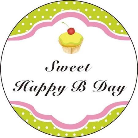 Adesivos Personalizados para Aniversário: 235 Etiquetas Adesivas de 3,8 cm para Decoração e Lembranças de Festa