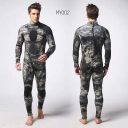 Roupa de mergulho com camuflagem 3mm, roupa de mergulho de corpo inteiro para caça submarina, moletom térmico masculino de neoprene para mergulho - Image 4