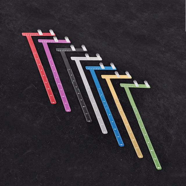 Sete Cores de Réguas em T com Medidas Precisão para Tiro com Arco e Flecha na Caça