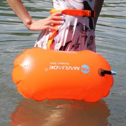 Boia de natação inflável altamente visível, dispositivo flutuador de reboque, bolsa de ar inflável para natação, esporte aquático, snorkel de água aberta - Image 3