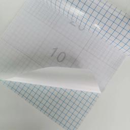 Rolo De Fita De Papel De Transferência De Vinil Com Grade De Alinhamento, Auto-adesivo, Fita Média Clara para Paredes 30x102cm, Adesivos - Image 3
