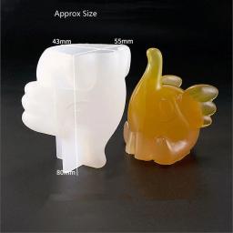 Elefante e Cabaça Resina Epóxi Moldes para Jóias, Vaso de Flores, Molde Base, DIY, Artesanato Decorativo, Bonito, 1Pc - Image 2