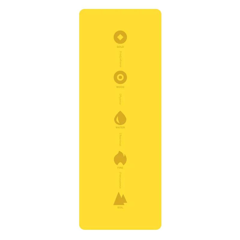 Lezyan-PU Tapete de Yoga de Borracha Natural para Homens e Mulheres, Antiderrapante, Absorvente de Suor, Espessamento, Alargamento, Pilates, Fitness, Exercício, 5mm - Image 1
