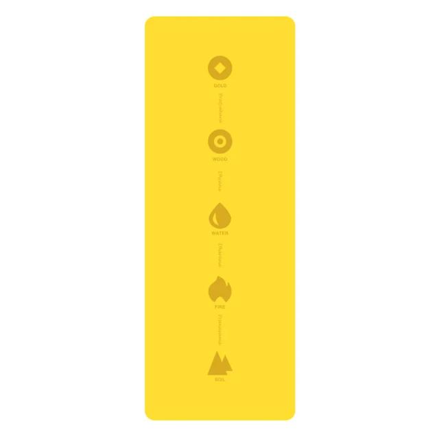 Tapete de Yoga Lezyan-PU em Borracha Natural Antiderrapante, 5mm - Ideal para Homens e Mulheres, Absorvente de Suor, Perfeito para Pilates e Exercícios Fitness