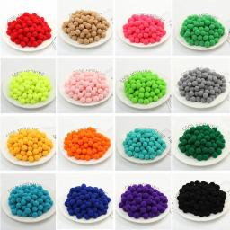 Pompons macios coloridos para decoração de casa, artesanato de pelúcia fofo, DIY Pom Pom, bola de pele, brinquedos infantis, 10g, 8mm, 10mm, 15mm, 20mm, 25mm, 30 milímetros - Image 3