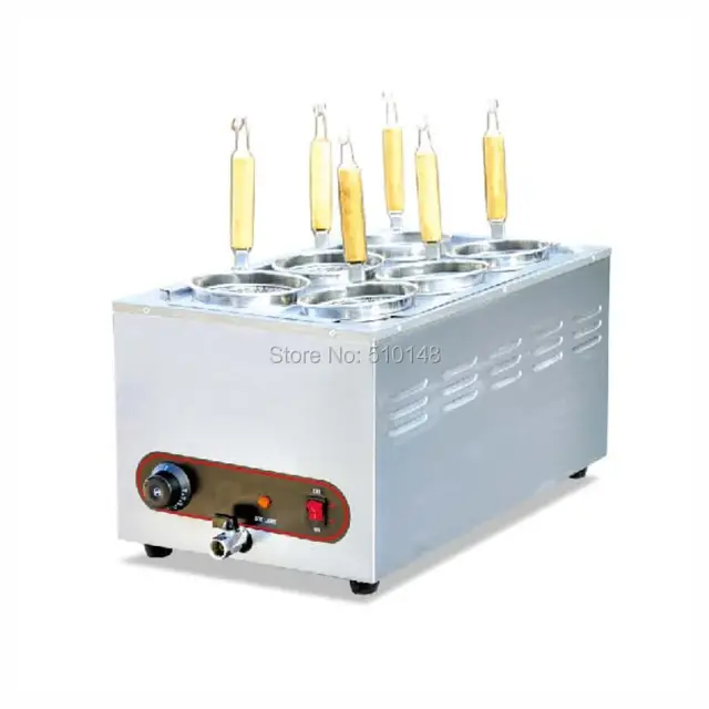 Fogão de Macarrão de Bancada Elétrico PKJG-EH676 com 6 Cestas para Cozinha Industrial
