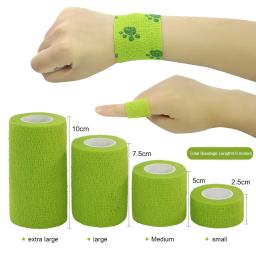 4.5m elástico auto-travamento bandagem adesiva gaze cinesiologia fita bandagem suporte boxe esporte envoltório dedo pulso perna fixação fita - Image 3