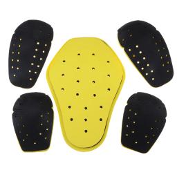 Motocicleta ombro e cotovelo proteção pad, volta proteção pad, corrida segurança inserir armadura, protetor de volta, equipamento para lixar, 5pcs - Image 1
