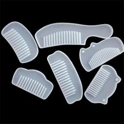 Molde de resina epóxi para artesanato, molde de silicone para pente de joalheria diy, resina de resina epóxi para confecção de joias diy, suprimentos de artesanato - Image 2