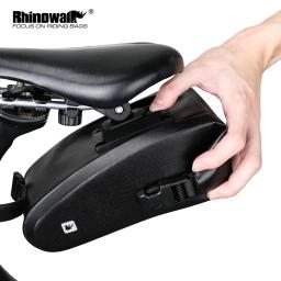 Rinowalk bolsa para selim de bicicleta, bolsa para selim de bicicleta refletiva de grande volume, acessórios para mountain bike an zuo bao - Image 3