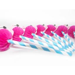 3D Flamingo Canudos, Selva Palha De Papel, Pool Party Supplies, Decoração Do Casamento, Adulto, Rosa, Azul, 10 Pcs, 20Pcs - Image 6