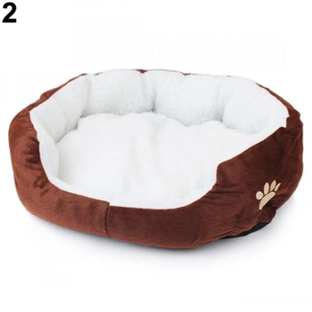 Cama Almofadada Lavável e Confortável para Animais de Estimação, Ideal para Cachorros e Gatos, Aconchegante e Macia com Ninho de Pelúcia