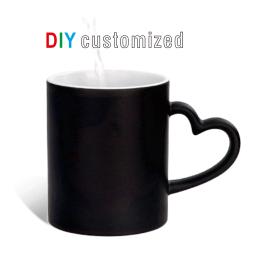 Caneca mágica cerâmica personalizada, DIY, imagem impressa, foto, texto do logotipo, água quente, mudança de cor, sublimação, transferência quente, 350ml, 12oz - Image 2