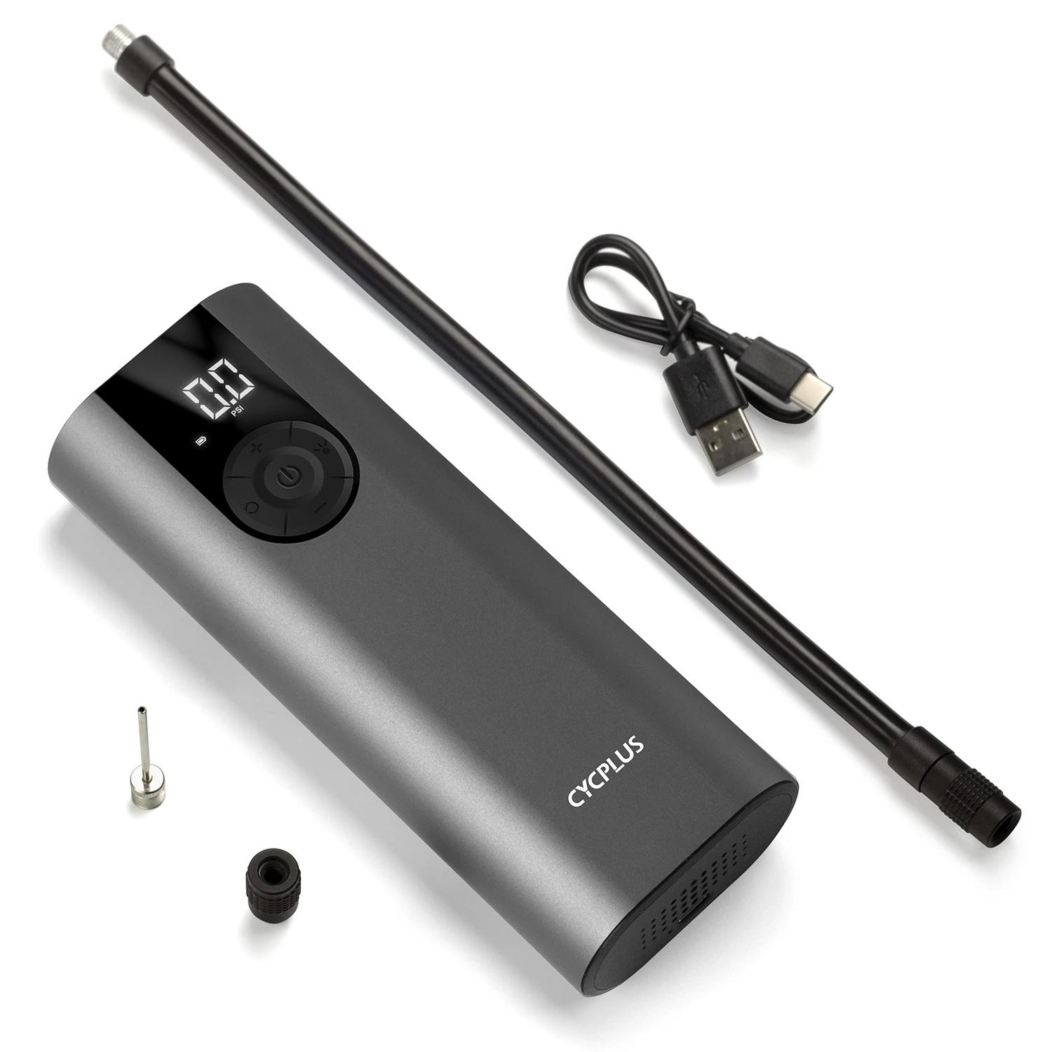 Cycplus a8 ciclismo acessórios da bicicleta multifuncional inflator bomba de alta pressão para o carro portátil compressor ar - Image 1