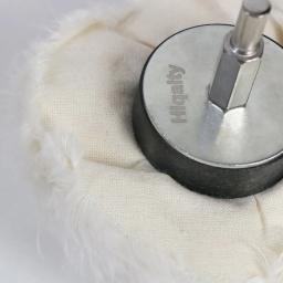 Algodão polimento lustrando roda, branco Flannelette Cone, coluna, cogumelo, em forma de T moagem cabeça para broca, alta qualidade, 1pc, 2 ", 3", 4" - Image 6