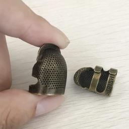 Anel protetor de dedo de costura, dedal ajustável de metal, agulha de dedo, parceiro, ponto cruz, acessórios de costura, ferramentas - Image 6