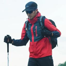 Alpinismo ao ar livre Jaqueta de Carga de Tecido De Linho À Prova D' Água à prova de Frio-Engrossar Com Reflexiva Strip de Escalada Casal Casaco Solto - Image 2