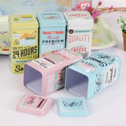 Caixa organizadora para selo de grãos de café, caixa quadrada para doces, biscoitos, café e chá - Image 2
