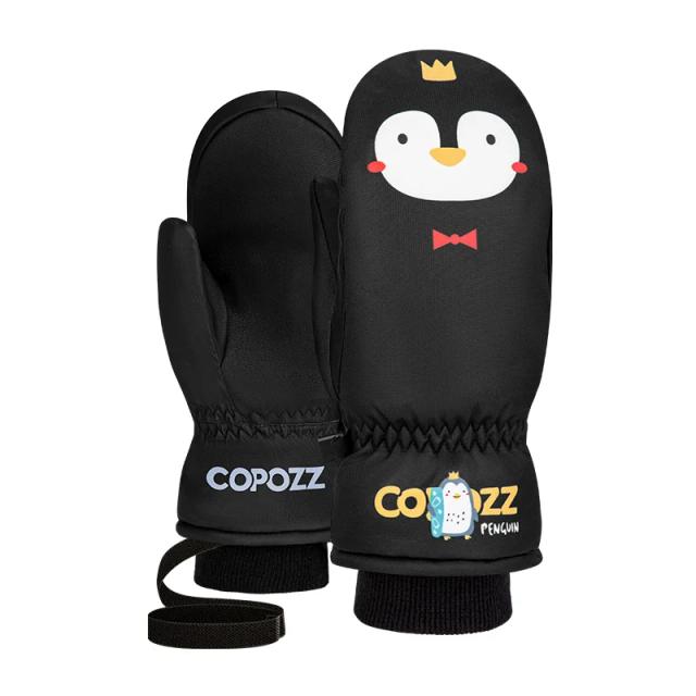 COPOZZ Luvas de Esqui para Crianças com Isolamento 3M Thinsulate para Manter Aquecido no Inverno