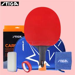 Stiga-raquete de tênis de mesa 6 estrelas, pro, raquete de ping-pong, espinhas, para raquetes ofensivos, esportes - Image 1