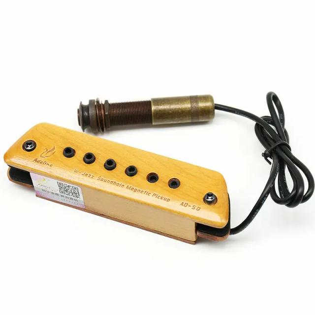 Captador Passivo Adeline para Guitarra Folk com Tuner e Humbucker - Modelo AD-50 com Acessórios Inclusos