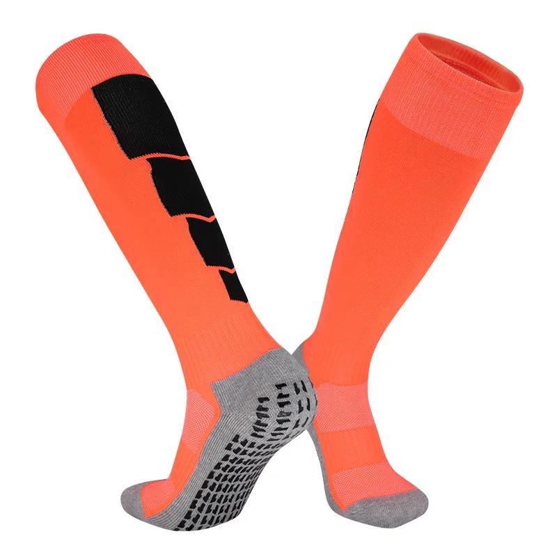2021 antiderrapante meias de futebol adultos atlético longo absorvente esportes grip sock para futebol vôlei corrida na altura do joelho meias - Image 1