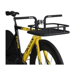 PIZZ-Cesta de bicicleta de alumínio com guidão, Fixie, cestos, ciclismo Carrying Holder, Bike Riding Rack, 31,8 milímetros - Image 1