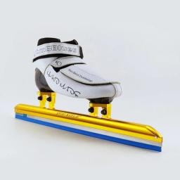 Bruce super luz pista curta patins de gelo preto branco lâmina gelo em linha sapatos de patinação neve campo 380 410 430 inverno lago sneaker - Image 6