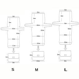 1 pçs pano de malha de plástico para o saco que faz com 20 pces marcadores de ponto diy artesanato sacos de tecelagem material trava gancho sacos - Image 6