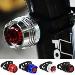 Dianteiro e traseiro levou luz para bicicleta, luz vermelha e branca, lâmpada de segurança com 3 modos, luz de advertência para ciclismo - Image 2
