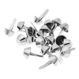 20 pçs saco de metal acessórios pés rebites parafusos perfurados para bolsa de couro diy artesanato - Image 6